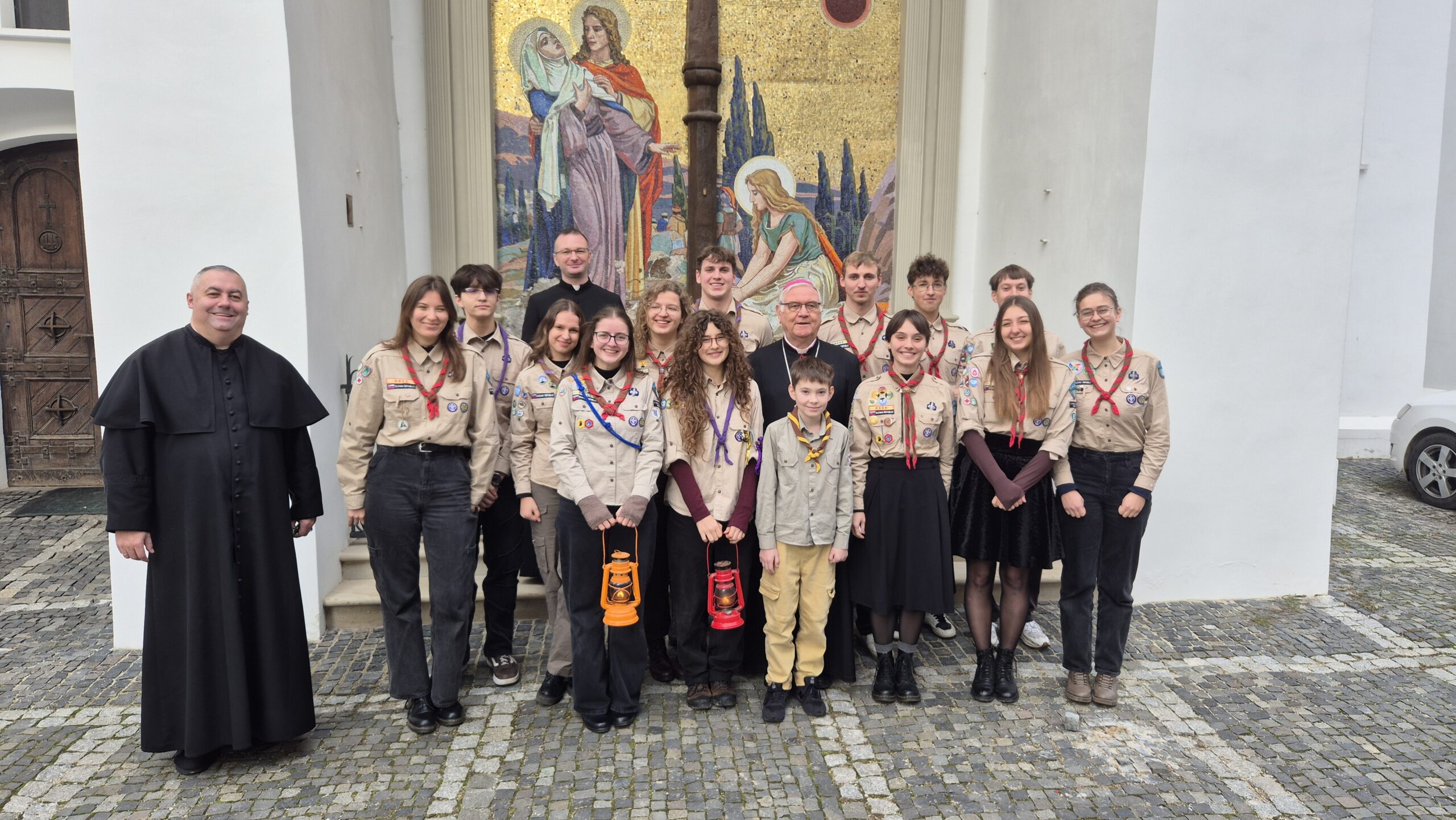 Roznášanie Betlehemského Svetla v Žiline